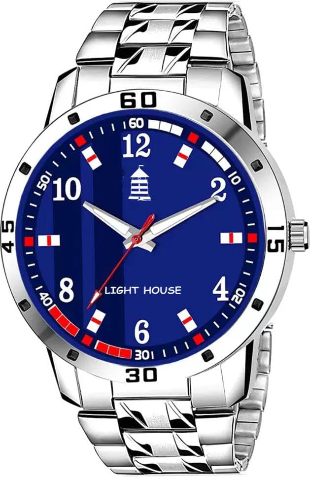 LIGHT HOUSE Square Shape Quartz Analog Mens Watch with Gold Dial & Gold Colored Stainless Steel Strap (B0CLLQPF74) Amazon Price History, Amazon Price Tracker