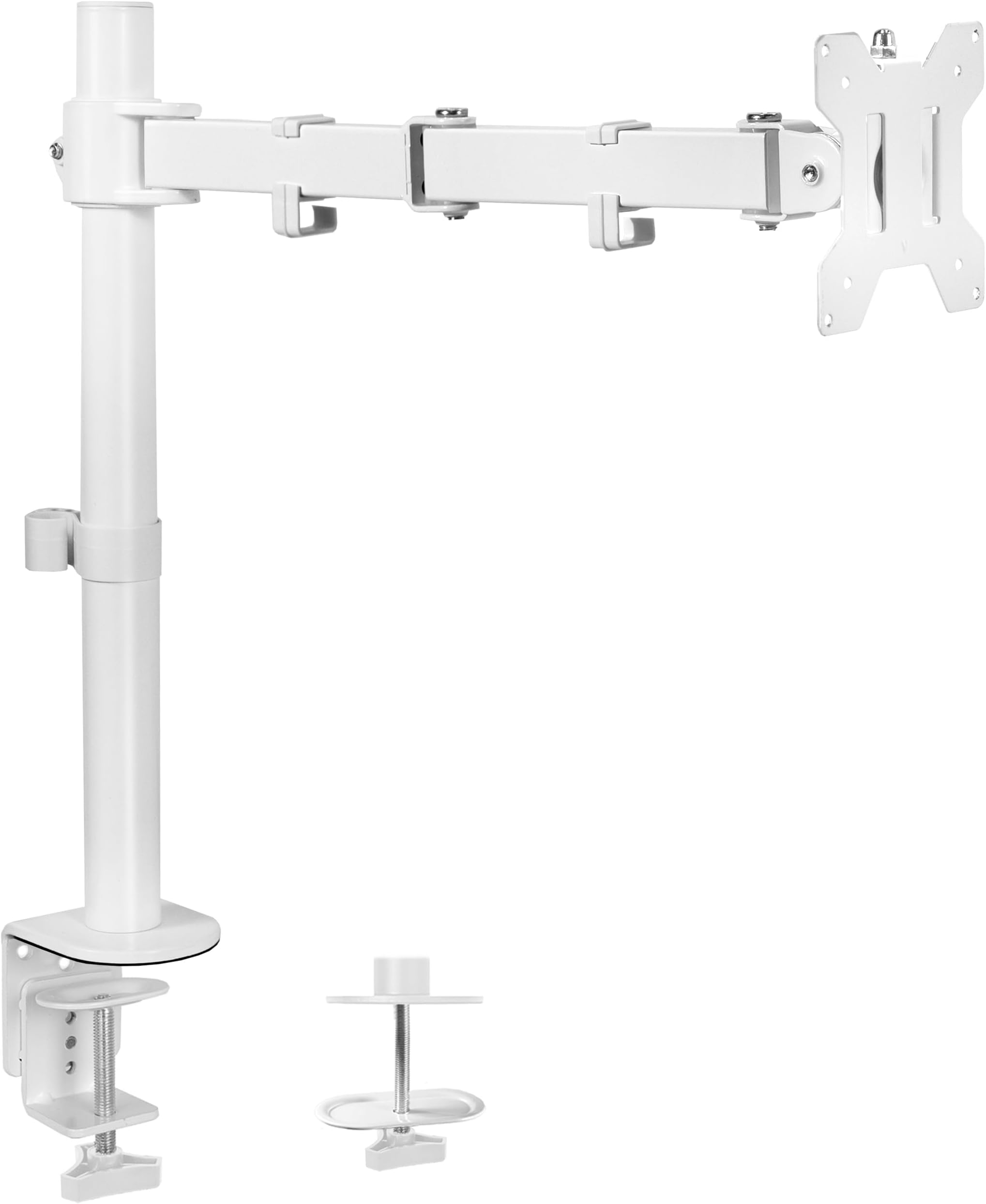 VIVO Single LCD Monitor Desk Mount Stand for One Screen Up to 27"