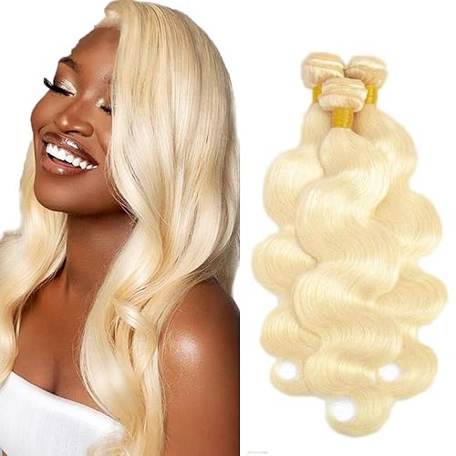 613 - Manojos de cabello humano ondulado brasileño 613 paquetes de cabello humano brasileño 613 manojos de cabello humano de 16, 16, 16 y 16