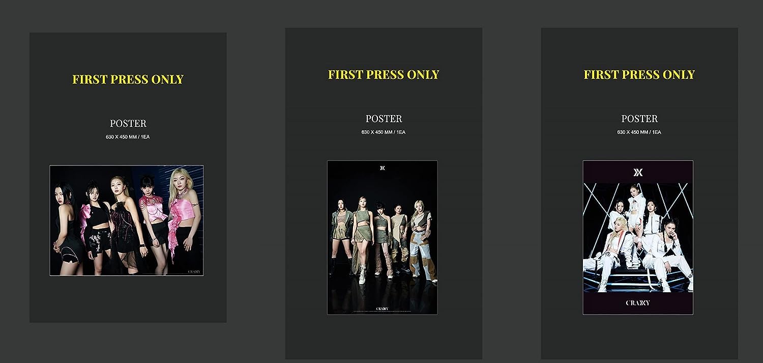 CRAXY - 4th Mini Album [XX] CD+Folded Poster (XX+NUGUDOM+SNS ver. SET/CD Only, No Poster)