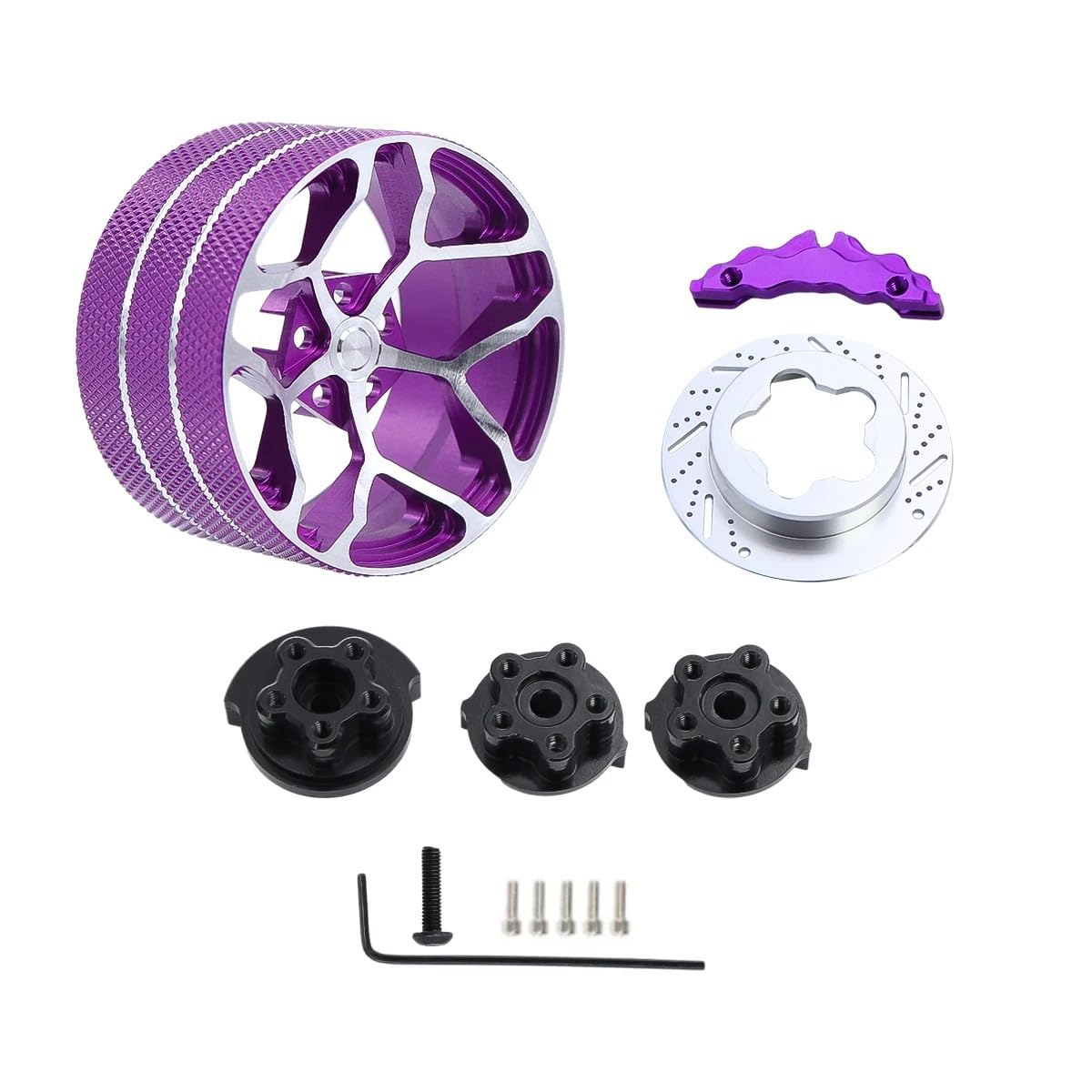 JOYSOG Metal Transmitter Hand Wheel for Flysky Noble NB4 X6 X4 MT44 4PX 7PX RC4GS RC6GS W Fly X9 RC Transmitter Steering Wheel Trigger Update Parts (