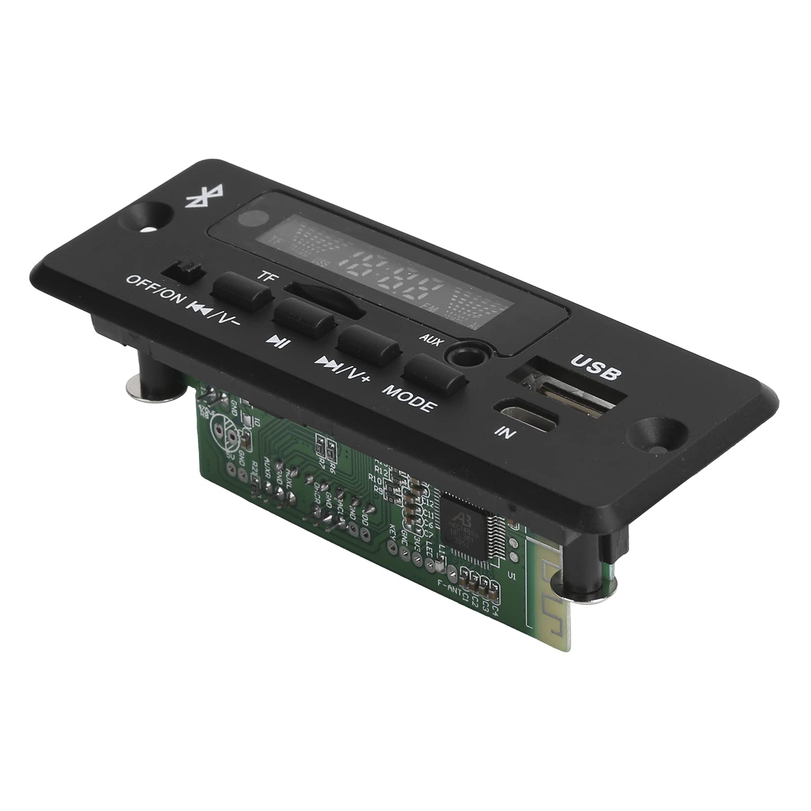 Carte Décodeur MP3 5.0 Contrôle Application Appel Mains Libres USB/SD Automobile Entrée AUX Radio FM Alimentation 3,5AUX