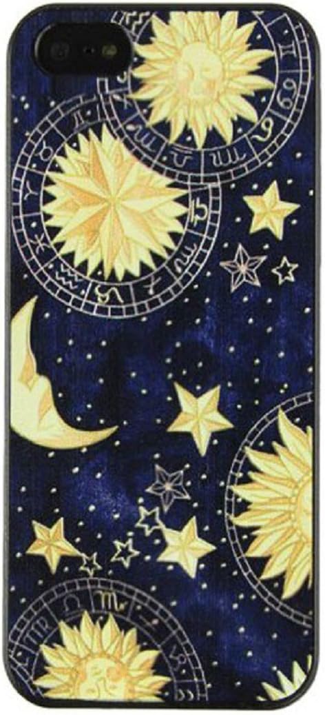 TPT Sun Moon Space Pattern Hard Back Skin Case Cover for iPhone 5 5S (A)