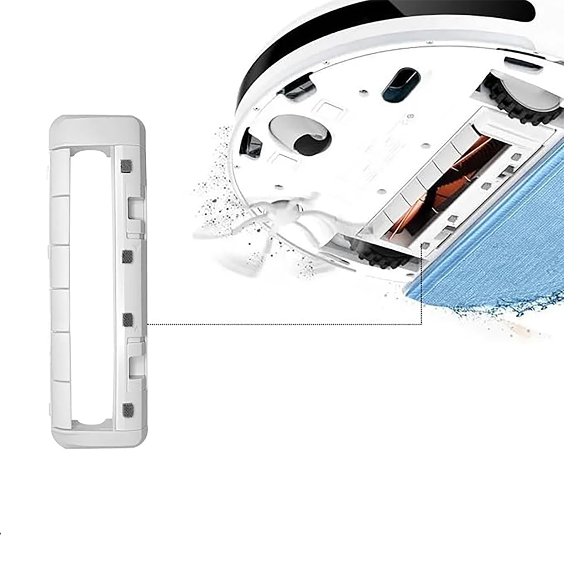 HIYOUNG Accessori per Dreame L10s Ultra,L10 Prime,L10s Pro Gen 2/3,L10s Plus, Xiaomi X20+,1 spazzola principale,6 spazzole laterali,4 filtri,6 panni per mocio,1 copertura per spazzola principale