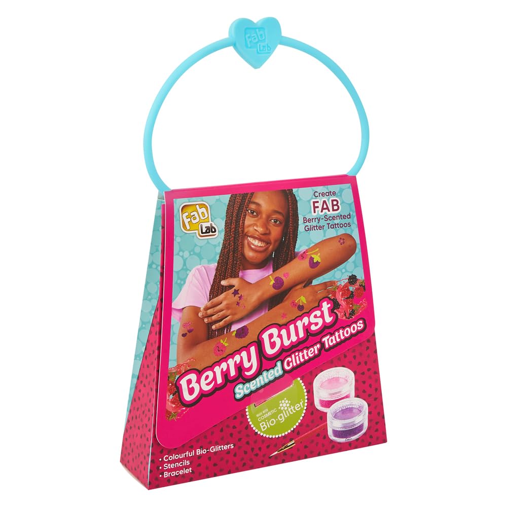 FabLabBerry Burst | Fruit Scented Nail Art Kit | Christmas | Stocking Fillers| Birthday Gifts | Ages 8+