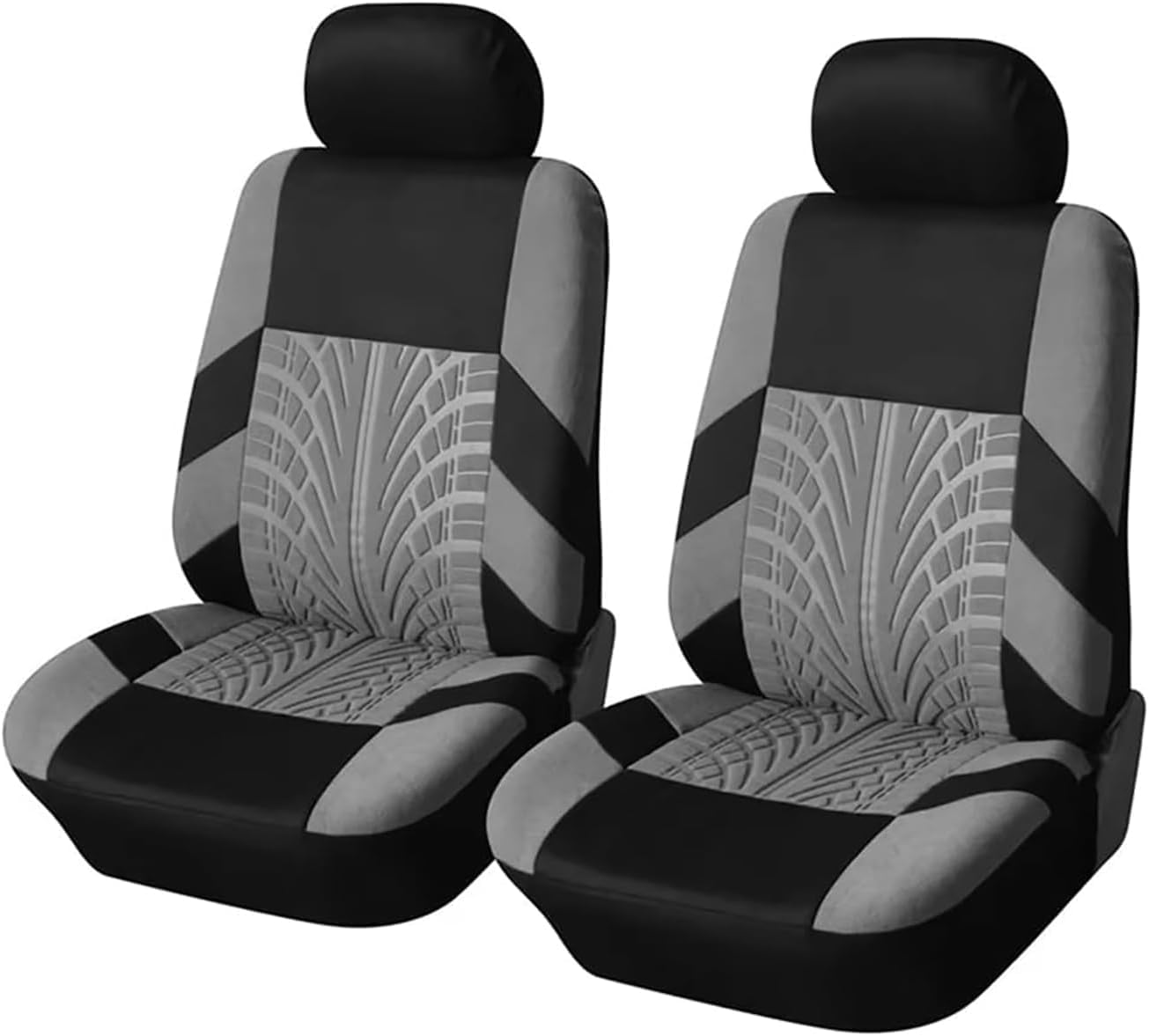 HDTTFECSK for Lexus ES300H GS300 Car Seat Covers Front Pair, Auto Seat Protectors with Tire Track Design, Airbag Compatible Interior Accessories,A