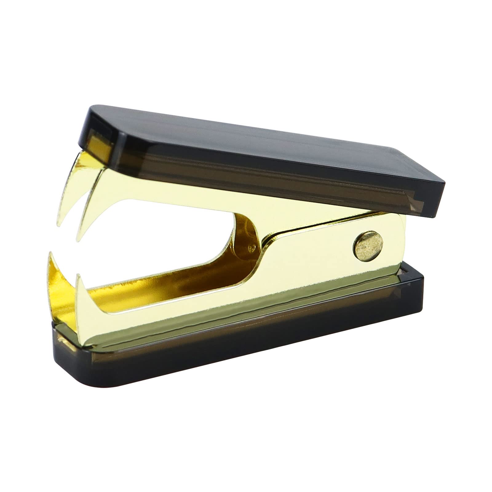 BuqooEffortless Staples Remover Pinch Acrylic Black Staple Remover Tool Staple Pullers for Office, School and Home