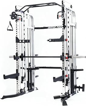 Amazon | スミスマシン 多機能 パワーラック ハーフラック ケーブル