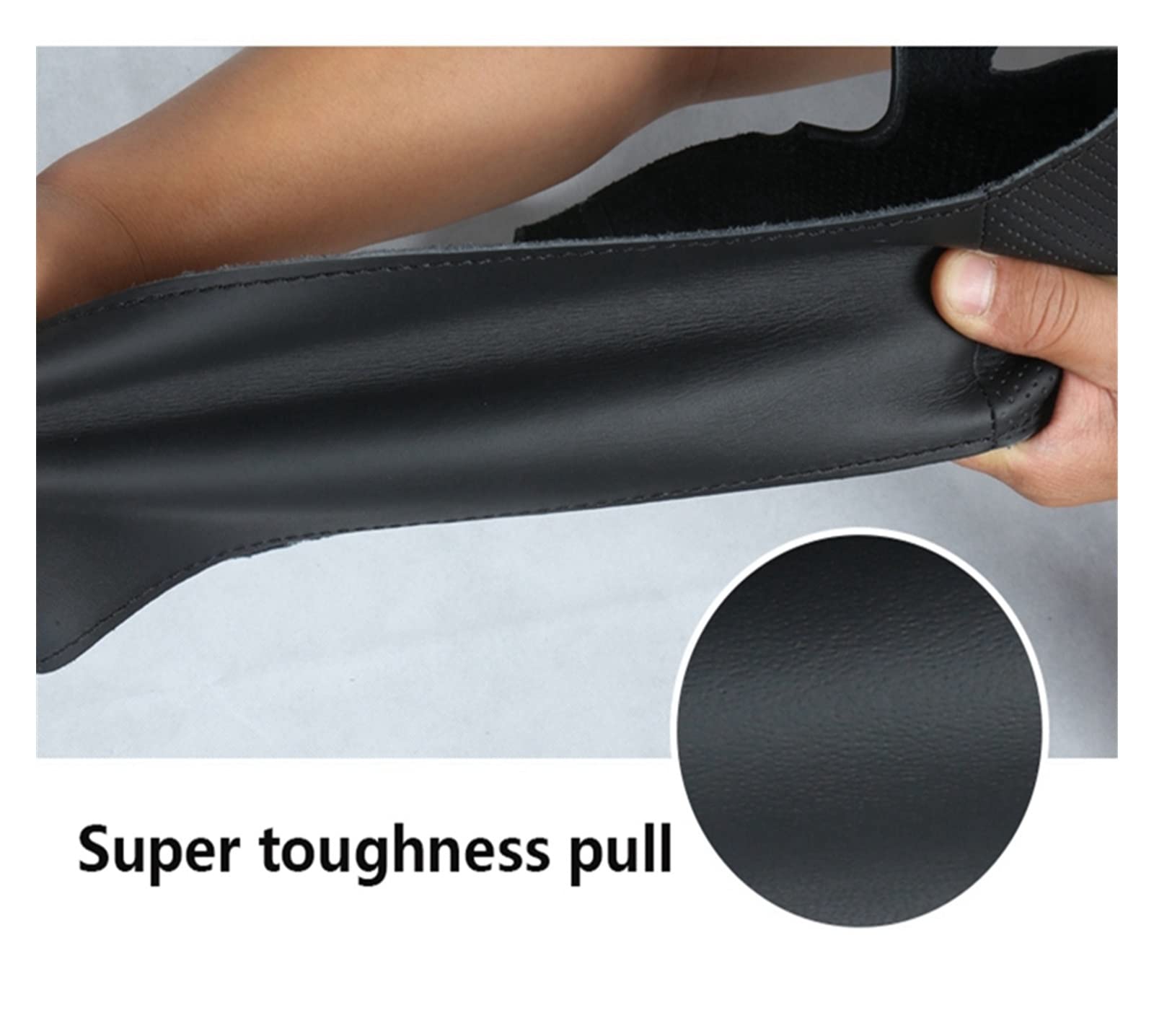 Coprivolanti Auto Coprivolante in Pelle Artificiale Fai da Te Coprivolante Nero Cucito A Mano Auto per Seat per Ibiza 2004 2006 Accessori Auto Interno (Color : Red Blue Thread)