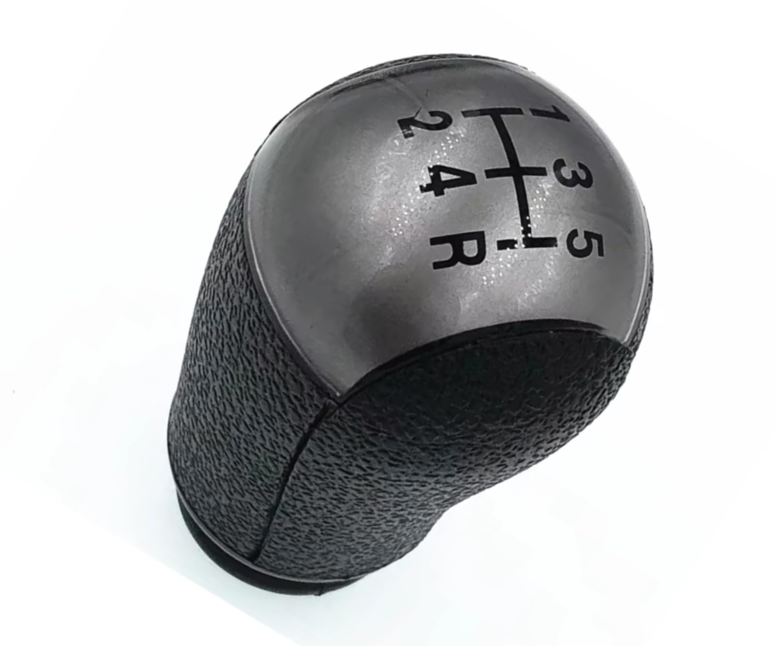 Tudexx Silver Car Gear Shift Knob Head Compatible With Mondeo 2000 2001 2002 2003 2004 2005 2006 2007 5/6Speed Gear Shift Knob Lever Stick Head Shifter Cover Boot