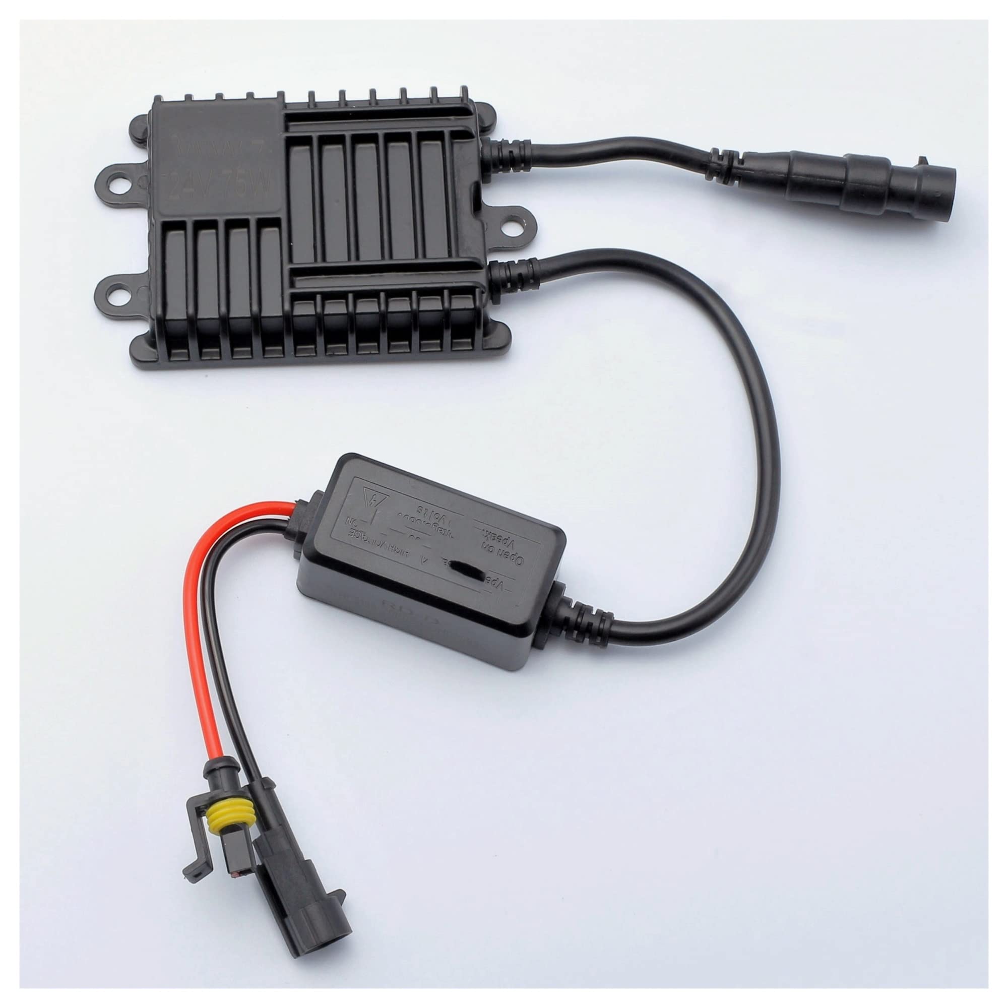 Xenón Bombilla Balasto Hid De Arranque Rápido 75w 24v Para H1 H3, H7, H8, H9, H11, 9005, Hb3, 9006, Hb4, H4, Utiliza Todo El Kit De Xenón Faro Delantero De Coche