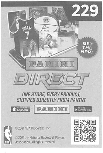 Miniatura 2 de 2020-21 Panini Stickers #229 Brook Lopez Official NBA Basketball Album Sticker Measuring 2.75 inch tall X 2 inches wide in Raw (NM or Better