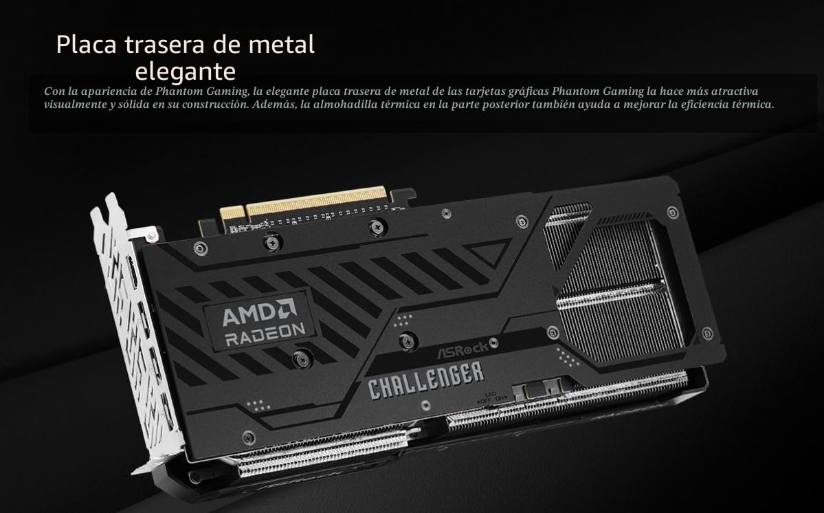【新品 未開封】ASRock RX 9070 XT Challenger Placa De Video Amd Radeon Asrock Challenger Rx 9070 16gb | Cuotas