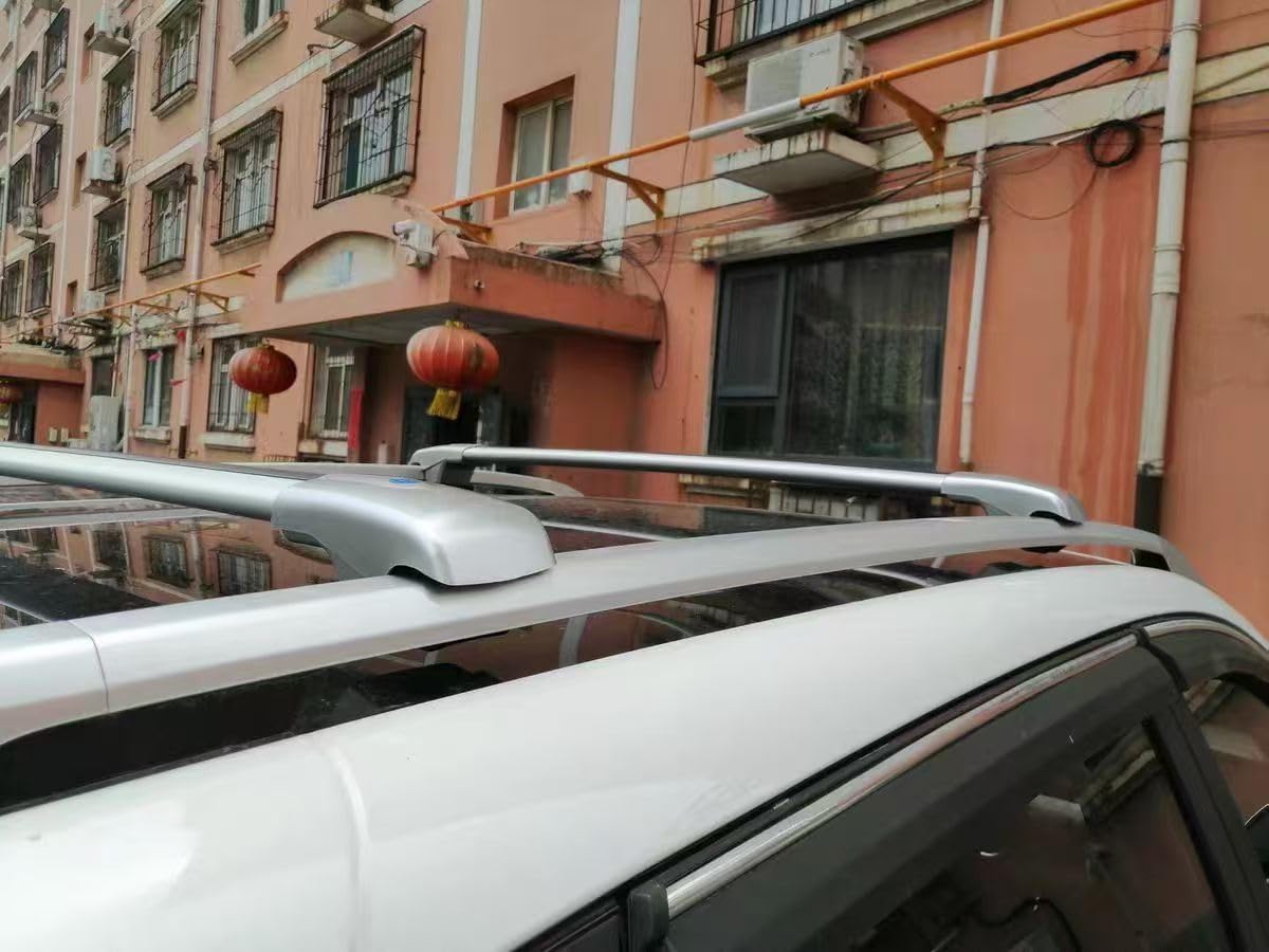 Roof Rack Cross Bars for Hyundai Palisade 2026 | Lockable Design & 75kg Capacity | 2Pcs Silver Aluminum Anti-Corrosion Rooftop Cargo Carrier, No Drilling Required（EY）