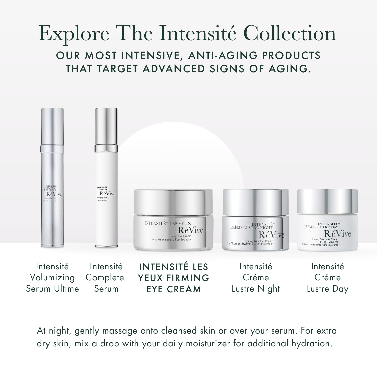 RéVive Firming Eye Cream - Intensité Les Yeux Hydrating Eye Cream & Puffy Eyes Treatment - Helps to Improve Dark Circles, Fine Lines & Wrinkles - Enriched with Hyaluronic Acid for Smoother Skin (15ml)