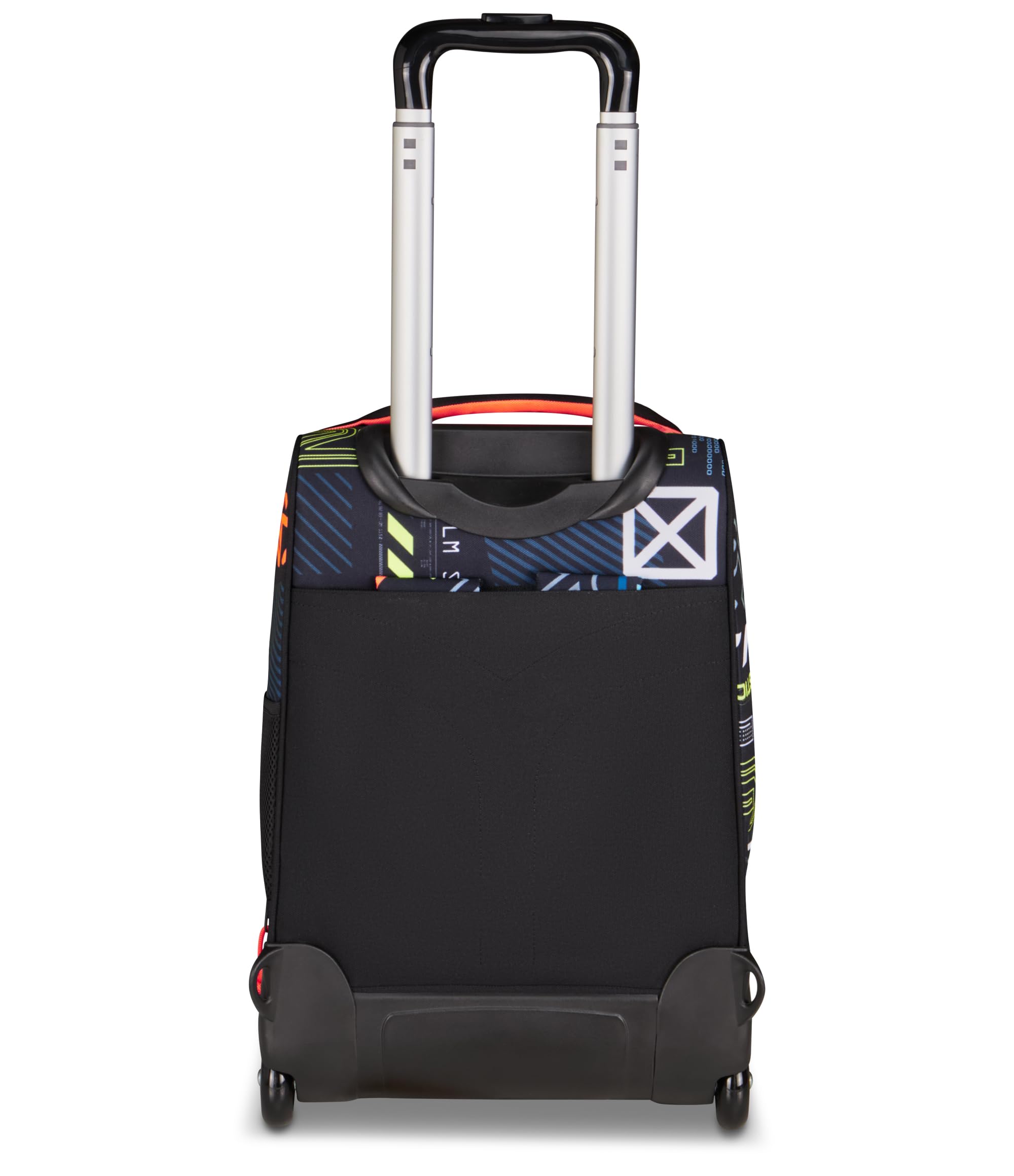 Mitama Zaino Trolley M-Power SpaceBattle, Spallacci a scomparsa, Bambini e Bambine, Tasca Porta Borraccia, Doppio uso, Maxi Capienza, nero