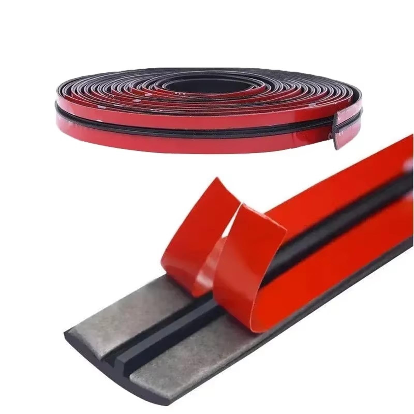 Vamhhx One Color Car Rubber Sealing Strips Car Sealant Protector Anti-Collision Strip Window Seals Rubber Edge Sealing Strips Auto Roof Windshield Car Door Rubber Seal(14Mm X 2M)