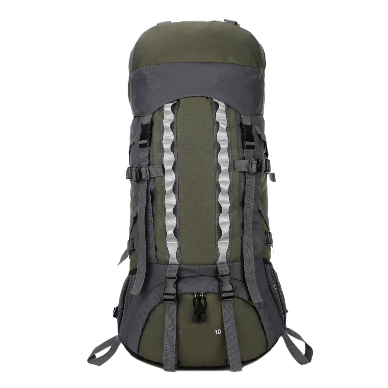 Plecak Turystyczny Kemping Plecaki 80L Outdoor Nylon Hiking Backpack Trekking Bag Do Biwakowania Wspinaczka Górska Wielofunkcyjny(Army Green)