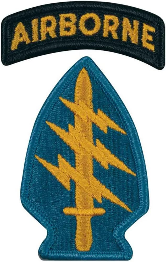 Special Forces Group AGSU Full Color Patch with Airborne Tab (Military Issued)-Veteran Owned Business