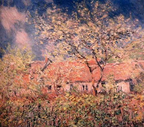Impressions d'art mural Claude Monet poster vintage printemps Giverny