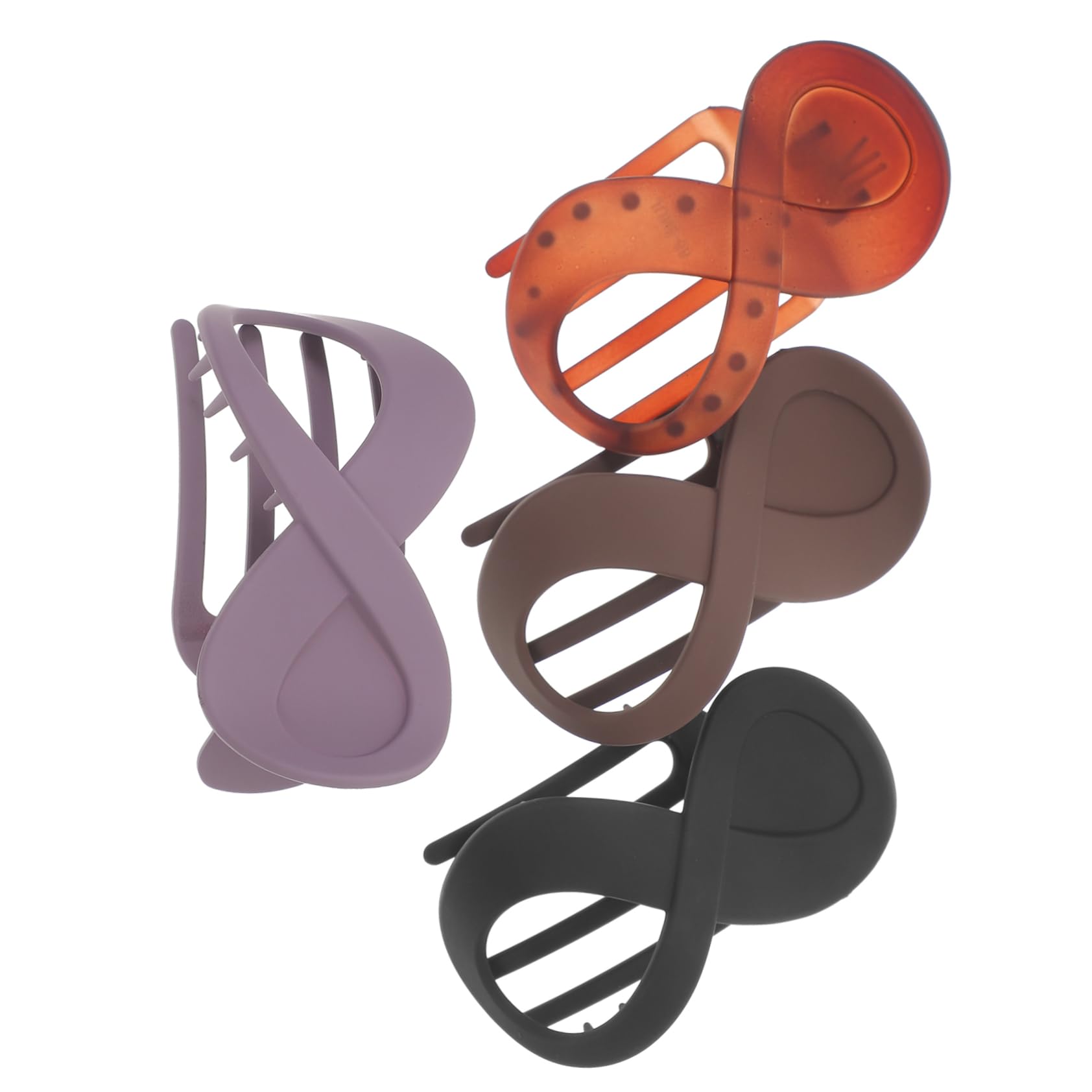 Baluue 20stücke Teiliges Förmige Haarklammern Für Damen Rutschfeste Französische Haarspangen Braun Und Schwarz Für Dickes Und Haar Stilvolle Haaraccessoires Für Alltag