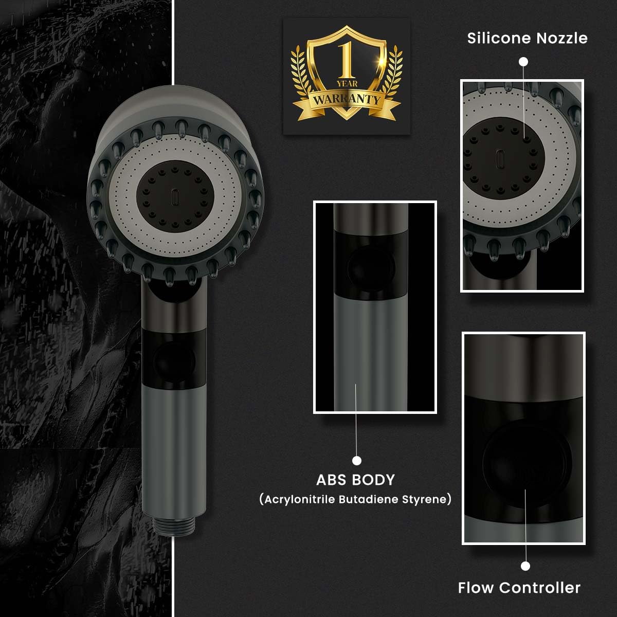 RN ABS Hand Shower