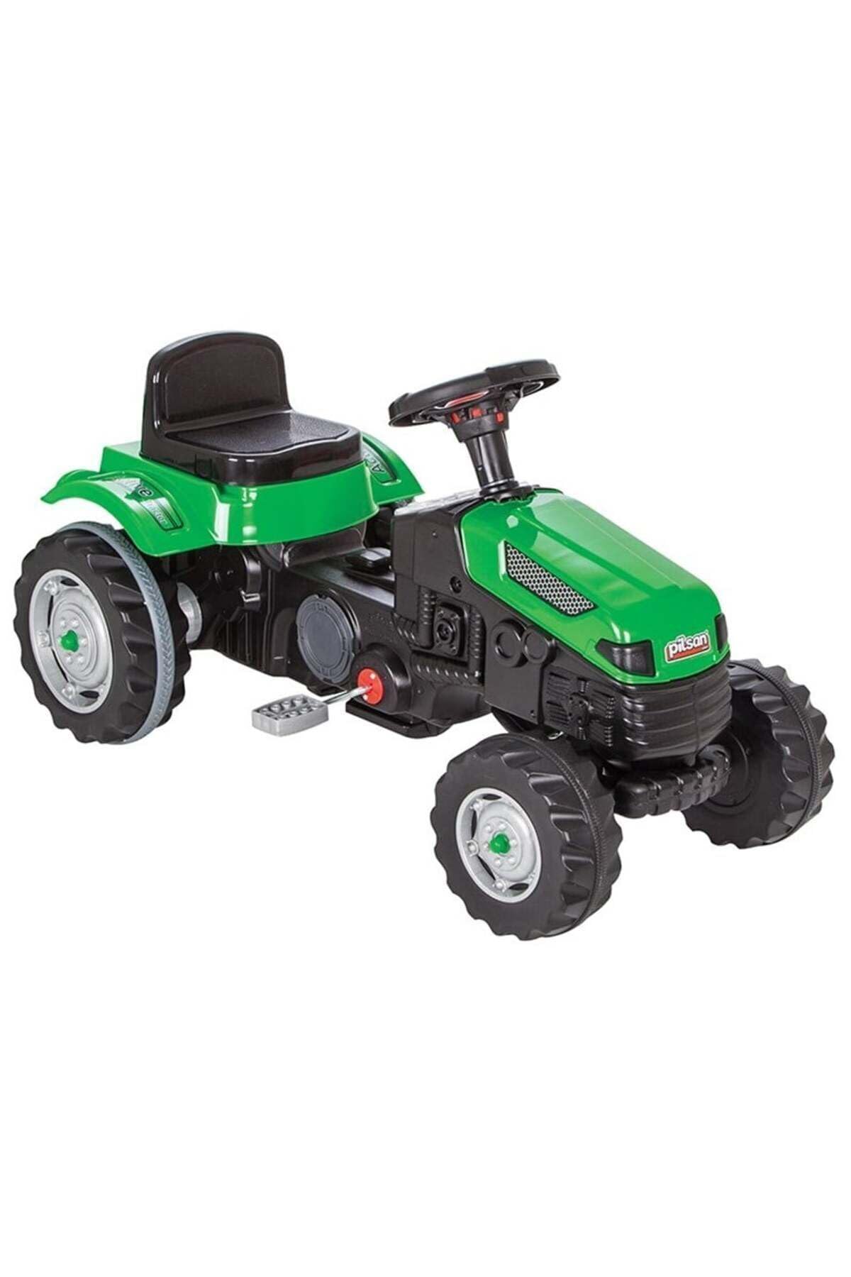 PILSAN Trattore Bambini 07314 Active Pedali Sedile Multi-Regolabile da 3 Anni, colorazione:Verde