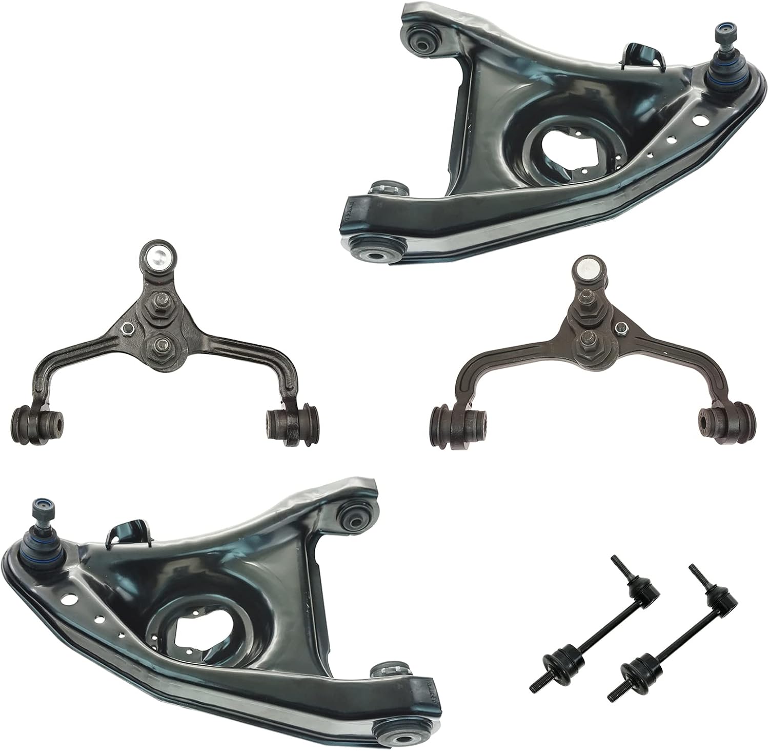 Front Upper Lower Control Arm Ball Joint Sway Link Suspension Kit Set 6pc EB3-4970085