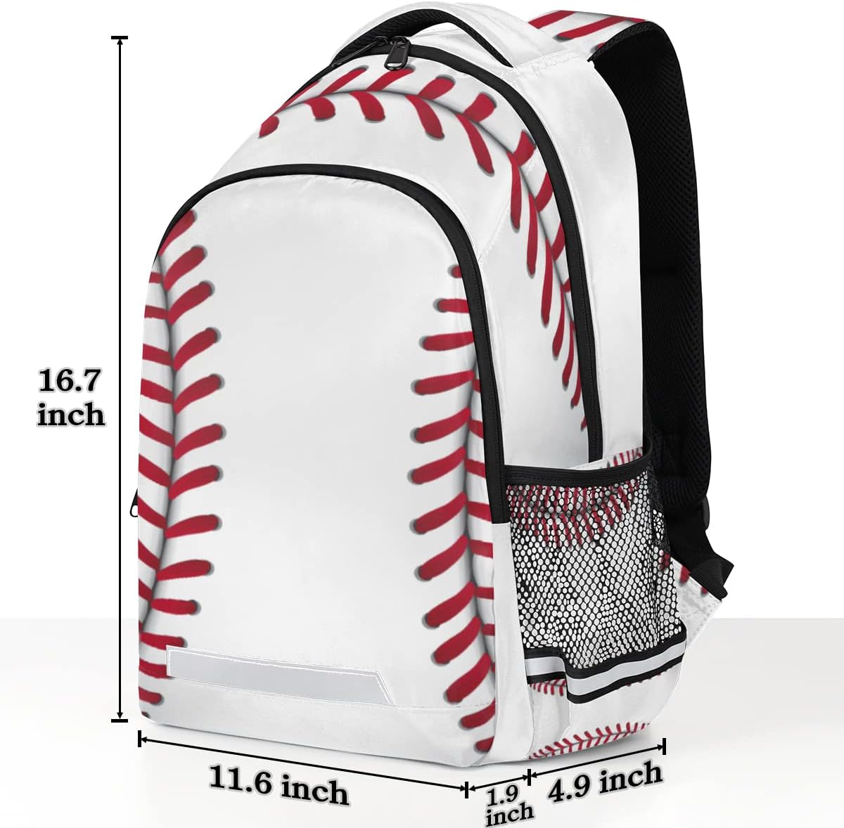 Baseball Pattern School Backpack for Boys Girls Teens Sport College Students Backpack Laptop Backpack Travel Backpacks Bookbag Daypack