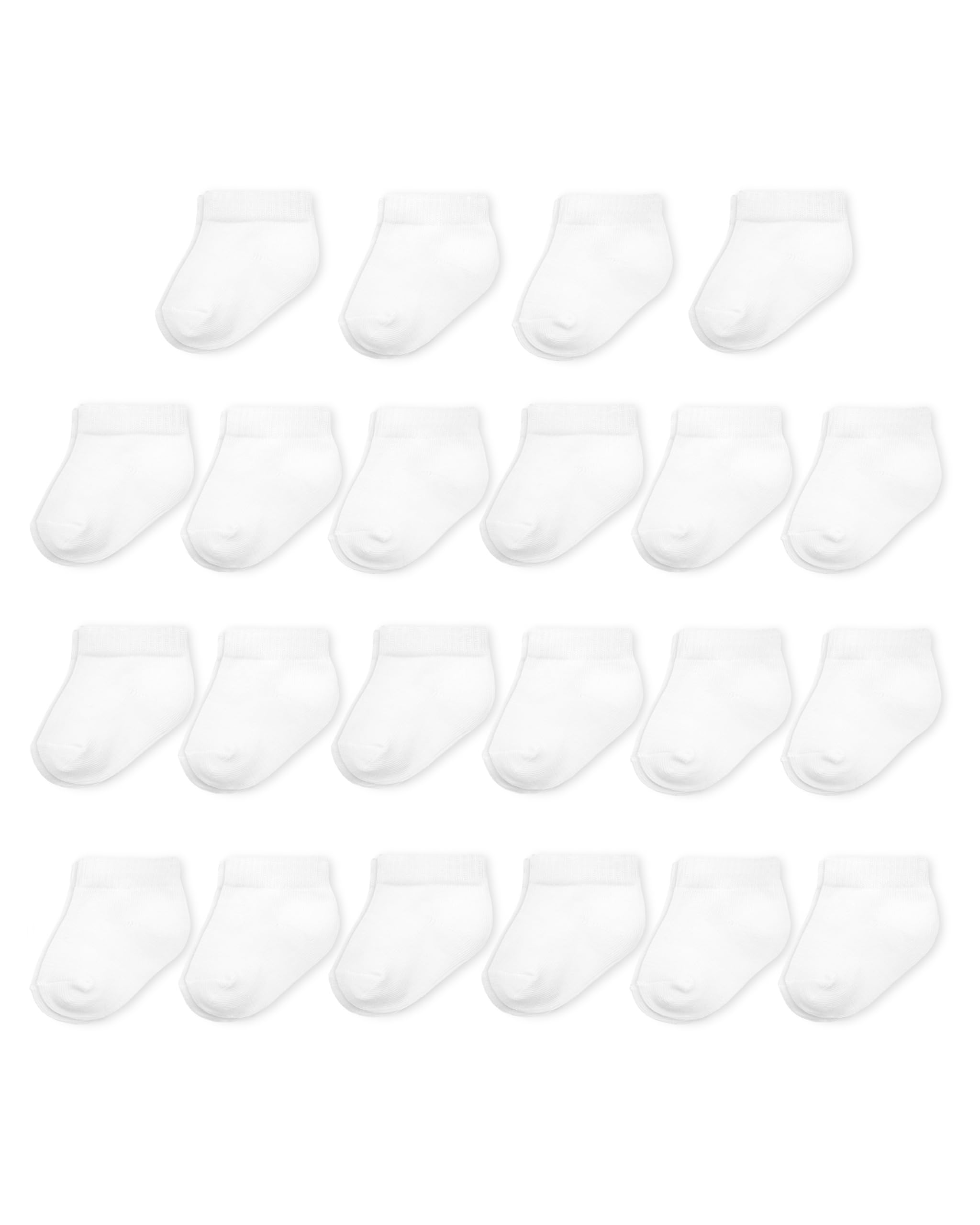 Fruit of the Loom Baby Grow & Fit Flex Zones Low Cut Stretch Socken – Unisex, Mädchen, Jungen, 22er-Pack