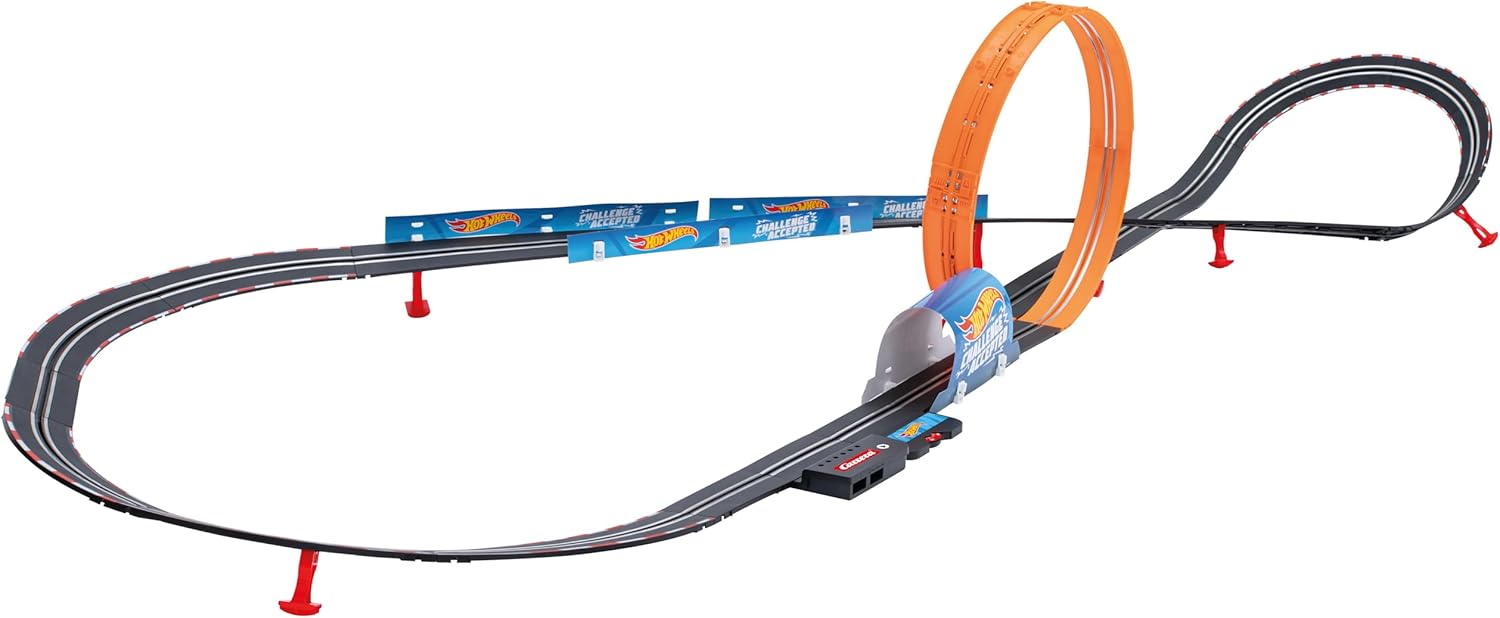 Assembled Carrera GO!!! Challenge Hot Wheels Race Track