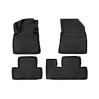 Element tappetini in Gomma 3D Premium su Misura Adatti per Citroen C4 SpaceTourer