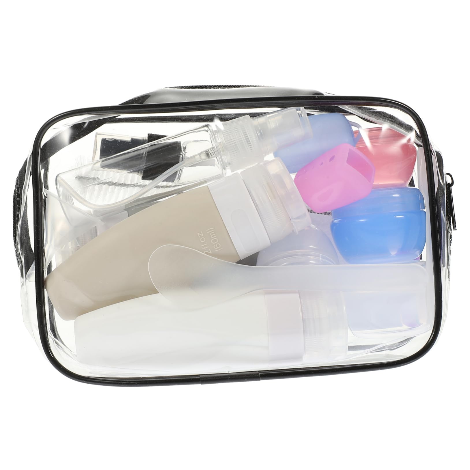 Flaconi da Viaggio Multiuso per Lozioni Flaconi per Cosmetici Impermeabili Piccole Bottiglie per Cura Viaggio