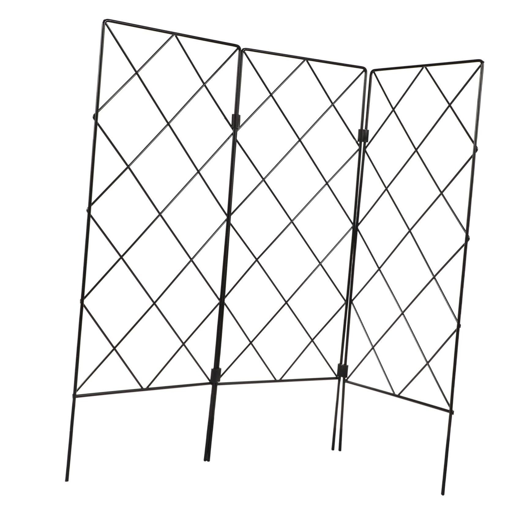 Support pour treillis de jardin pliable en fer 60x120 cm pour plantes