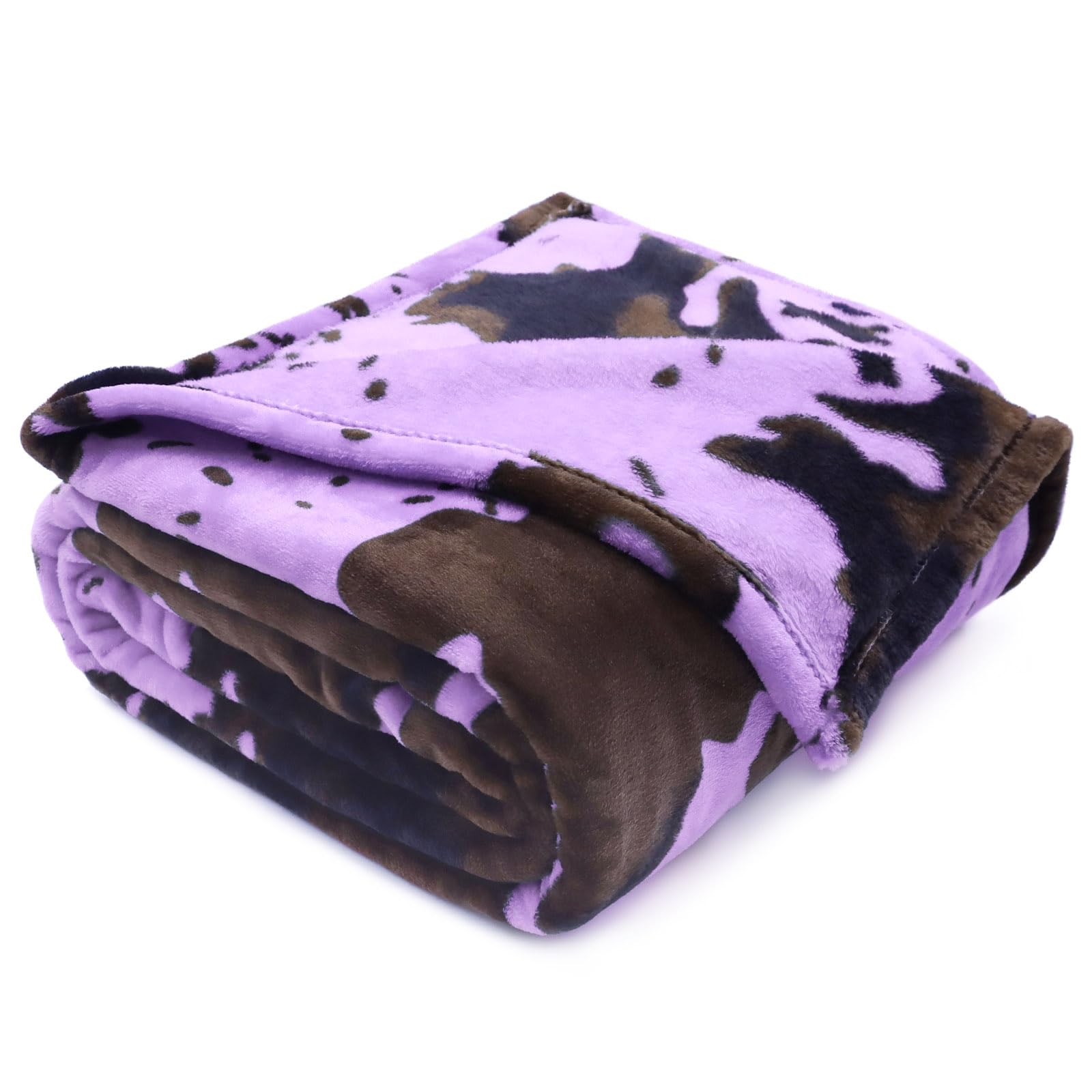 GEULAY Purple Throw Blanket for Girls, 40"x50"