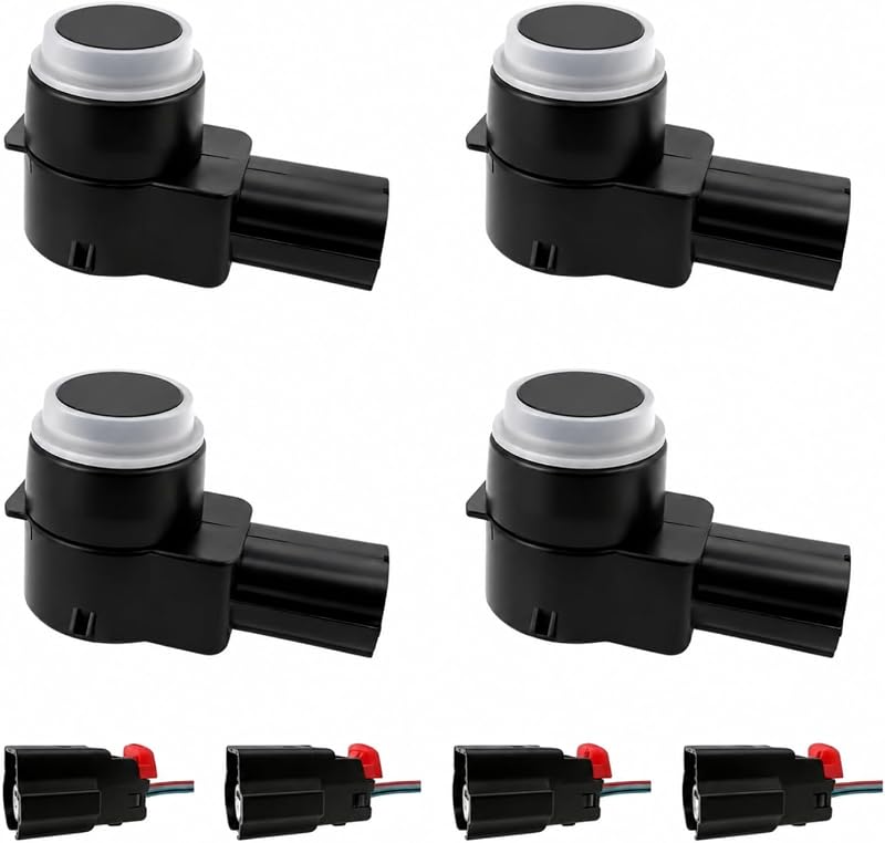 4Pack Backup Sensor Parking Sensor with Connector for Buick | Fit for Buick Enclave Chevrolet Escalad Chevy GMC 25961317 25961321 25962147 15239247