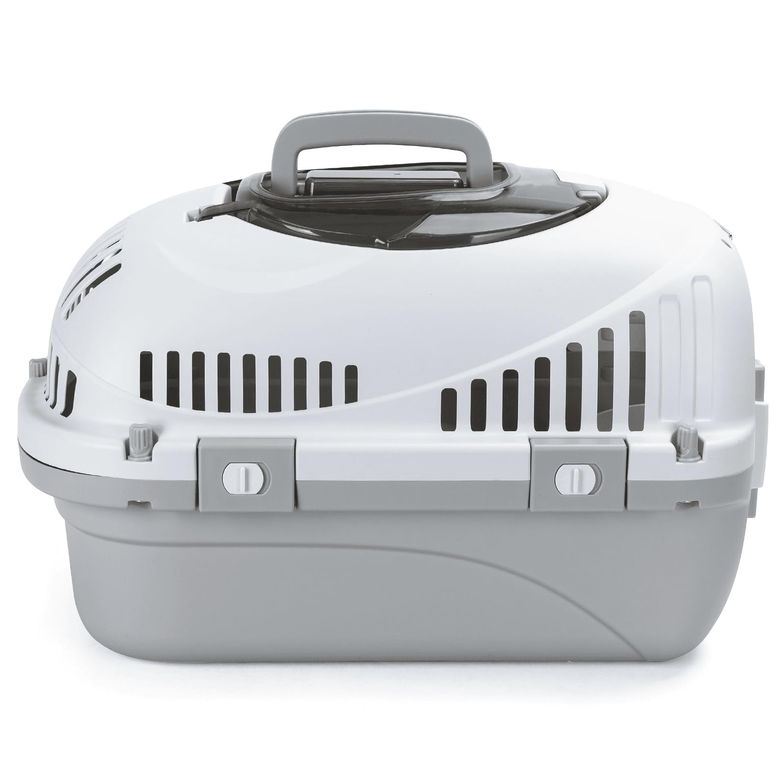 Trasportino aereo con separatore rimovibile, resistente alle urine, ideale per viaggiare con animali domestici in modo sicuro e confortevole.