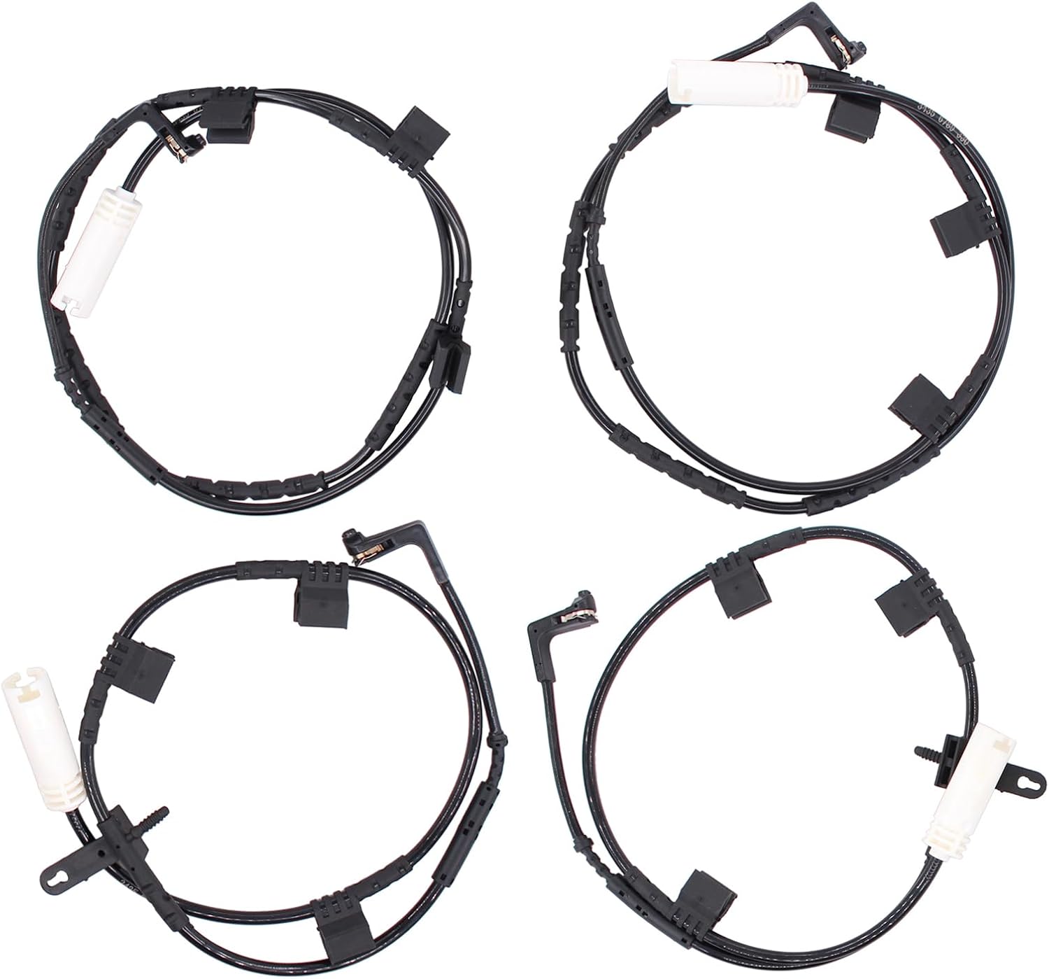 ApplianPar 4Pcs Front and Rear Brake Pad Wear Sensor Kit for Mini Cooper R55 R56 R57 R58 R59 1.6L 2007 2008 2009 2010
