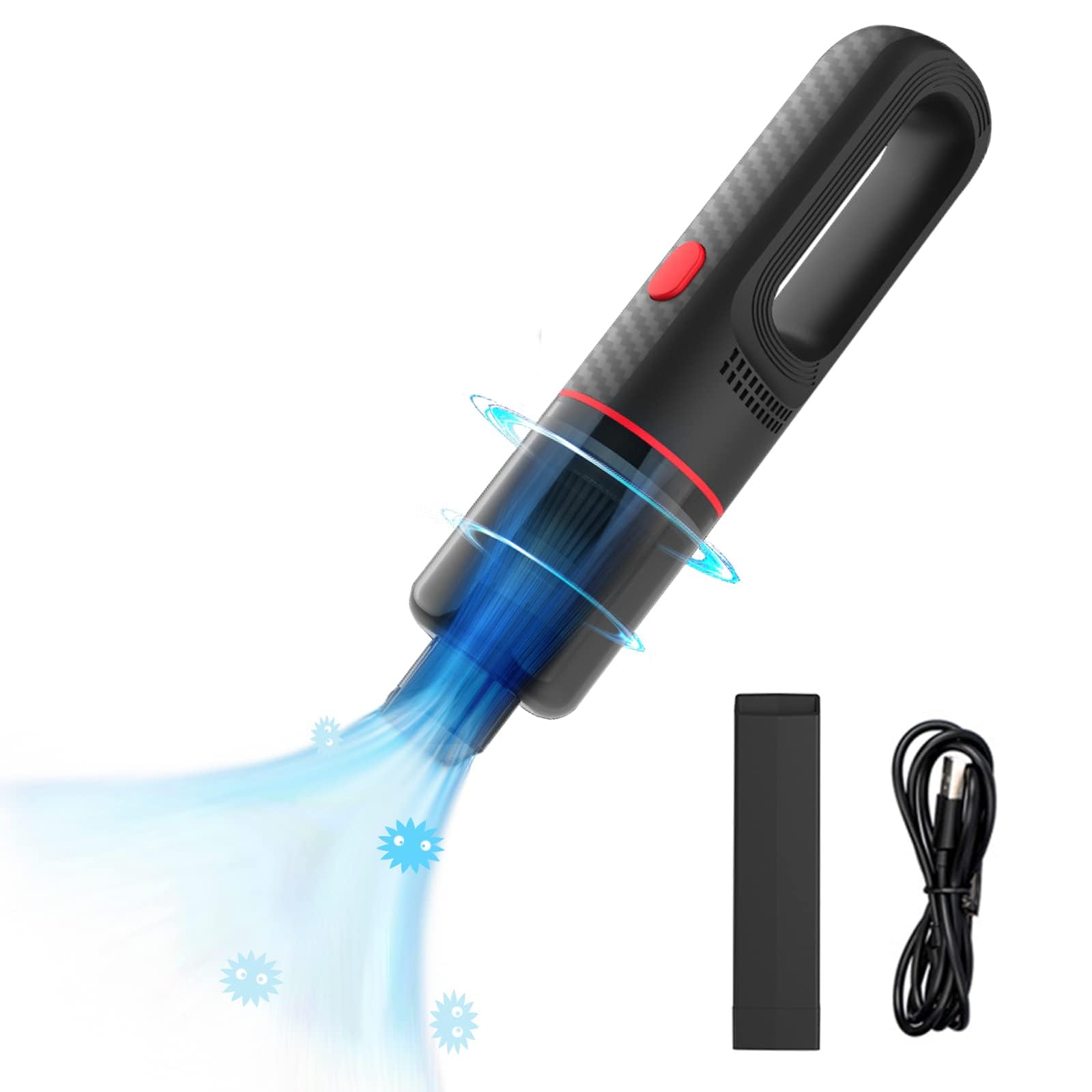 Sponsored Ad – Mini Protable Car Cordless Vacuum, 10000Pa Hand held vacuuming, Handheld Vacuum for Quick Cleaning, Dust Buster Cordless Rechargeable, for Car, Home, and Office