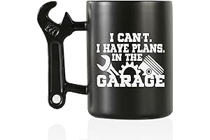 Onebttl Garage Gifts Coffee Mug with Wrench Handle