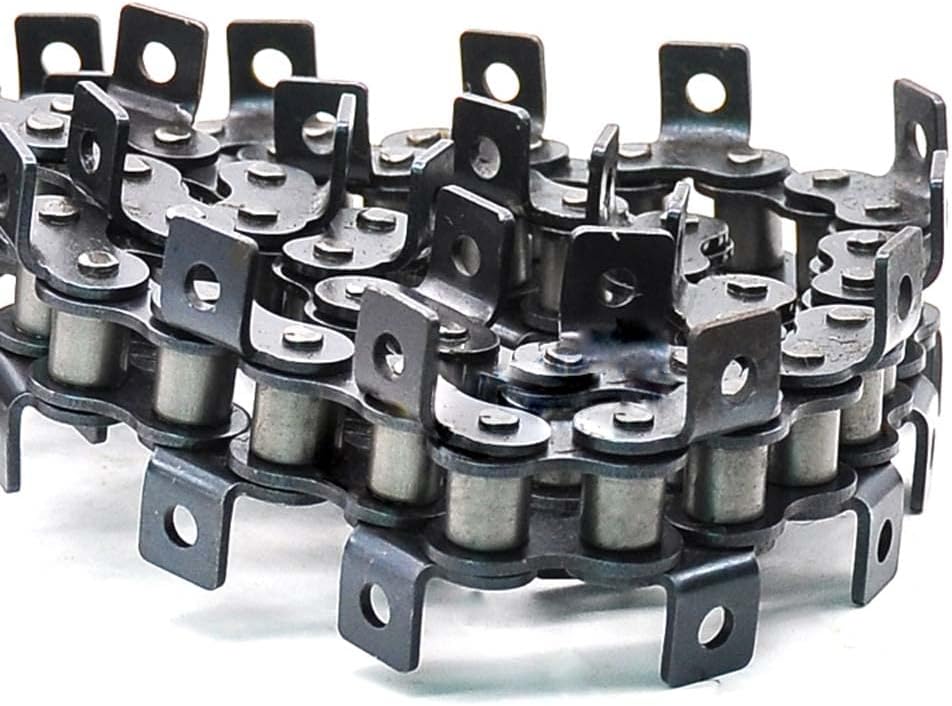#40 Roller Chain with Bent Ear on Both Side - 1.5 Meters - 08B-1 Single Strand Carbon Steel Roller Chains 1/2" Pitch - #40H -120 Links