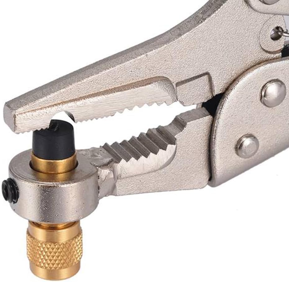 For -1 Refrigerant Charging and Recovery Pliers Tool for Air Conditioner and Refrigerator Copper Tubing