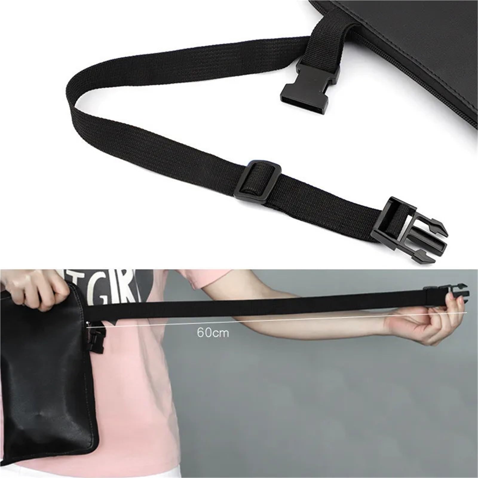 Make-up Gürteltasche 1PC PU Make-Up Pinsel Tasche Mit Zipper Gürtel Multi-Funktion Kosmetik for Professionelle Künstler Große Kapazität Lagerung