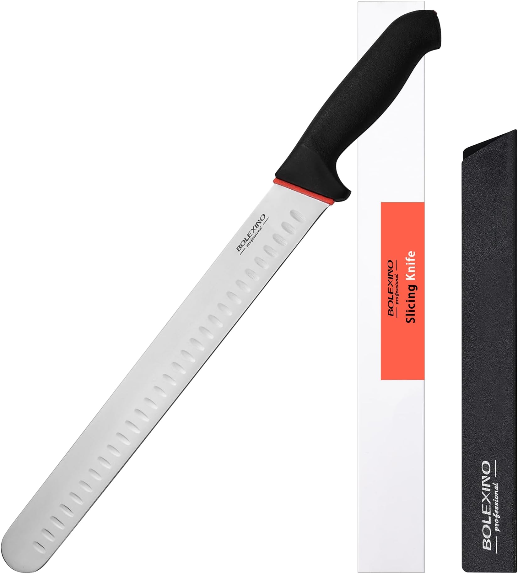 Humbee 12 inch Carving Knife Razor Sharp Blade with Granton