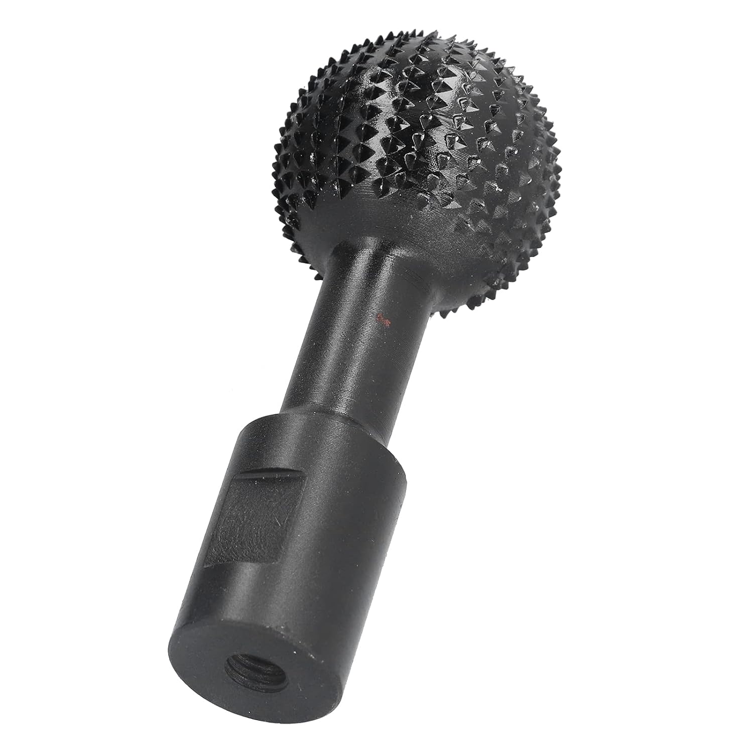 Hyuduo Ball Grinding Head, Spherical File C45 Steel Carving Drill Bit with Black Spray Paint and Fine Polishing for 100 115 125 Angle Grinder (M14)