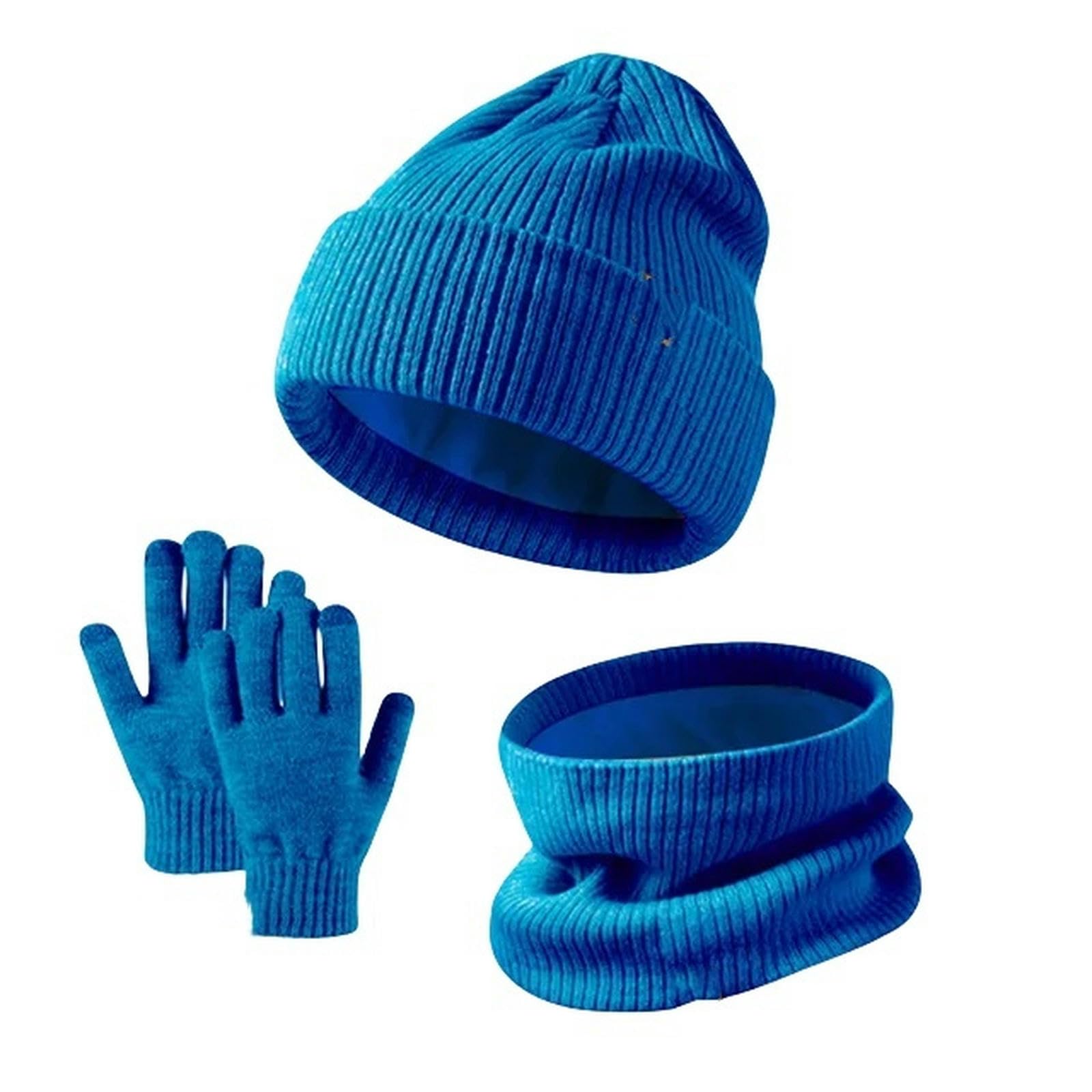 Zonto Wintermütze Schal Handschuh-Sets 3-In-1-Winter-Kinderhut Und Schal-Set Für Mädchen Und Jungen Warme Schal-Set Im Freien Im Freien Warme Kinder-Kinder-Set