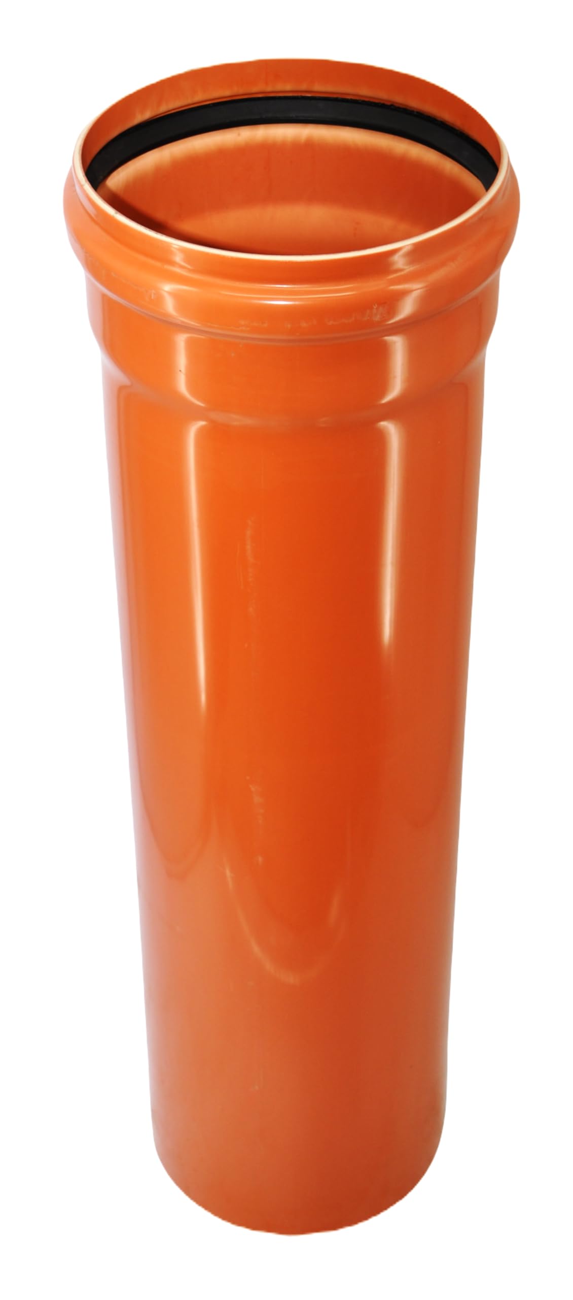 KG Rohr Abwasserrohr aus Kunststoff mit Steckmuffe und Gummidichtring DN400 DN315 DN200 DN160 DN110 Kontrollschacht Schachtrohr (1 Stück Rohr DN315 - Länge 113cm)