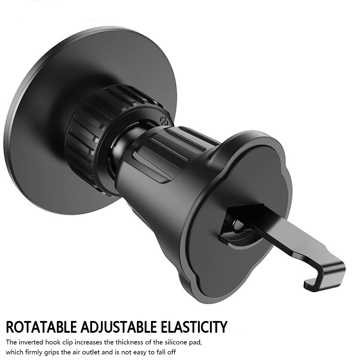 Mandark Soporte magnético para teléfono de coche, rotación de 360°, soporte para rejilla de ventilación automática, soporte para teléfono celular, accesorios universales para RV, SUV, camión