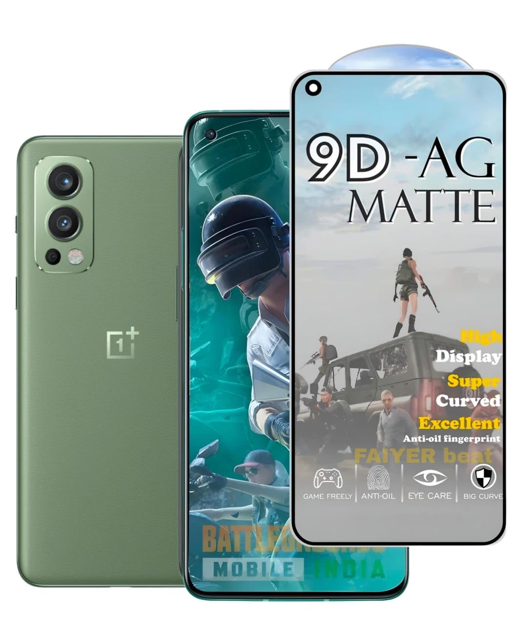 FAIYER BEAT Tempered Glass for OnePlus Nord 2 Pack of 1 - Image 1