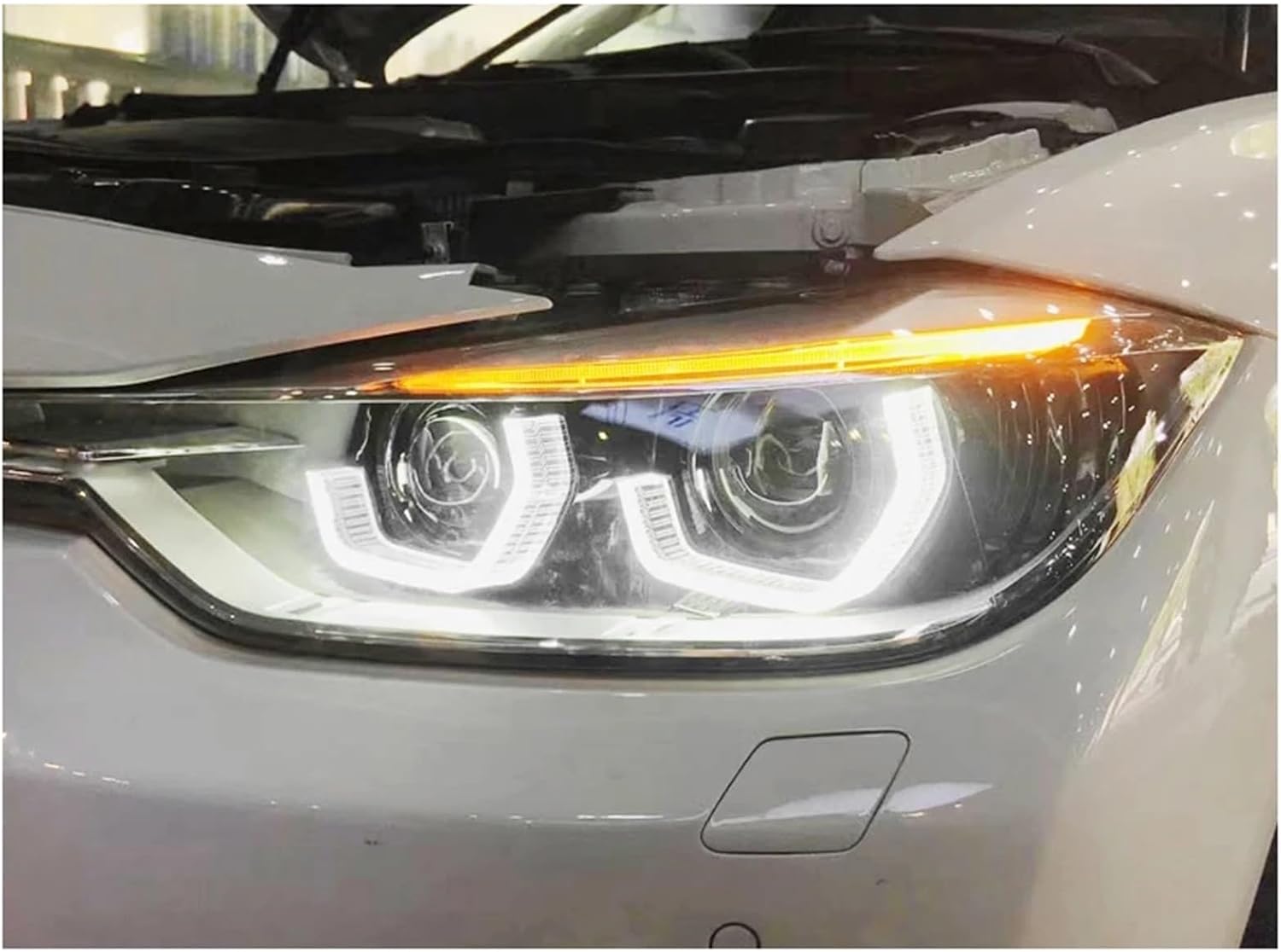 Automobile LED Headlights Assembly Compatible For F30 F35 320i 328i 335i 3 Series 2013-2018 Replace Halogen Xenon Headlight Car Accessories